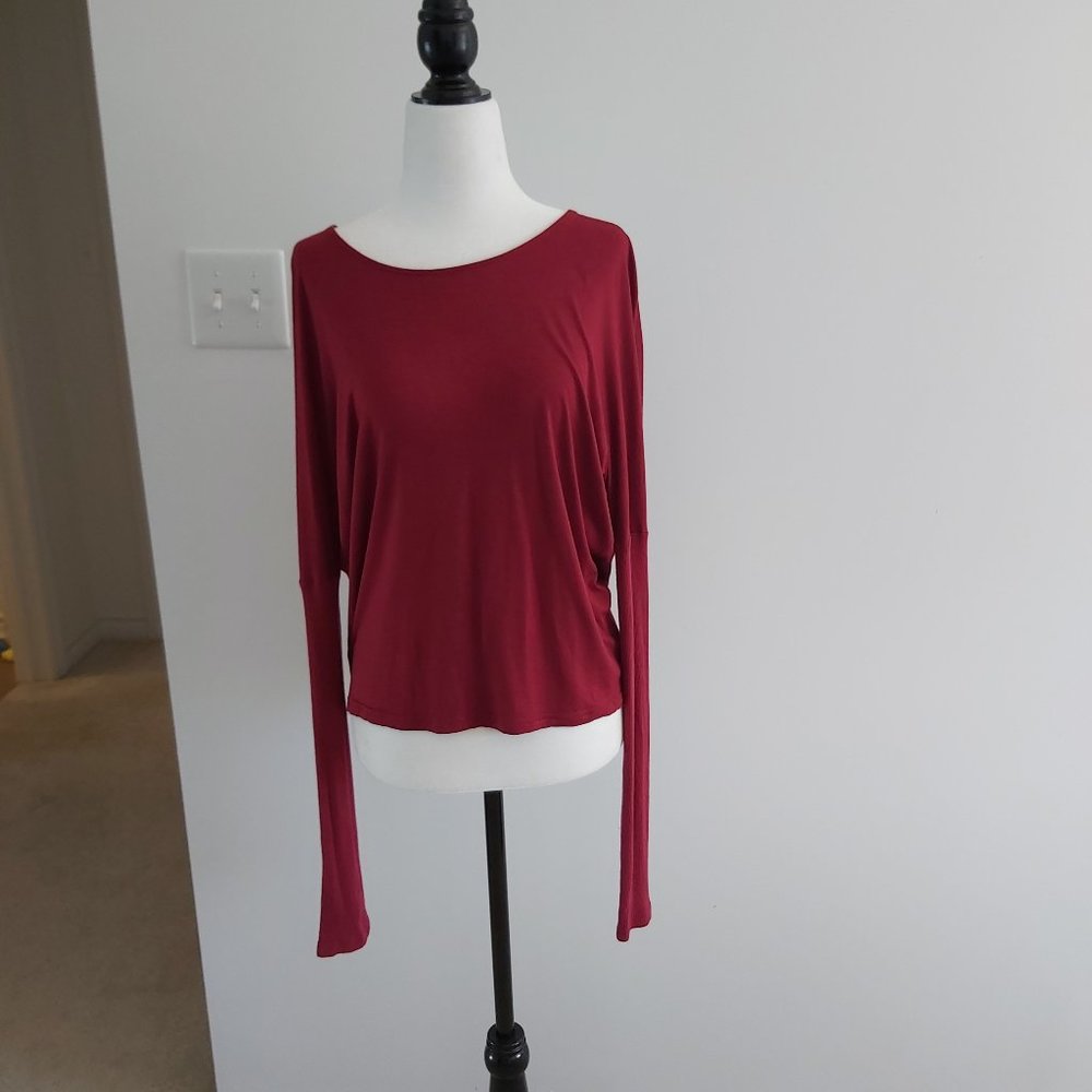 Long Sleeve Top with Low Back